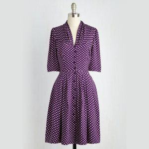 Star Studded Performance Dress - 1940s style